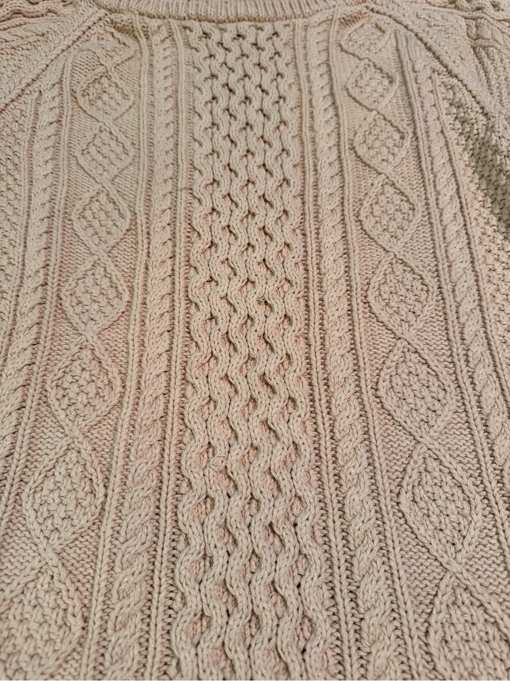 LL Bean Signature Cable Knit Crewneck Sweater - Picture 7 of 11